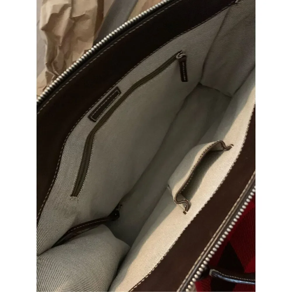 Dooney and bourke brown and tan handbag shoulder bag